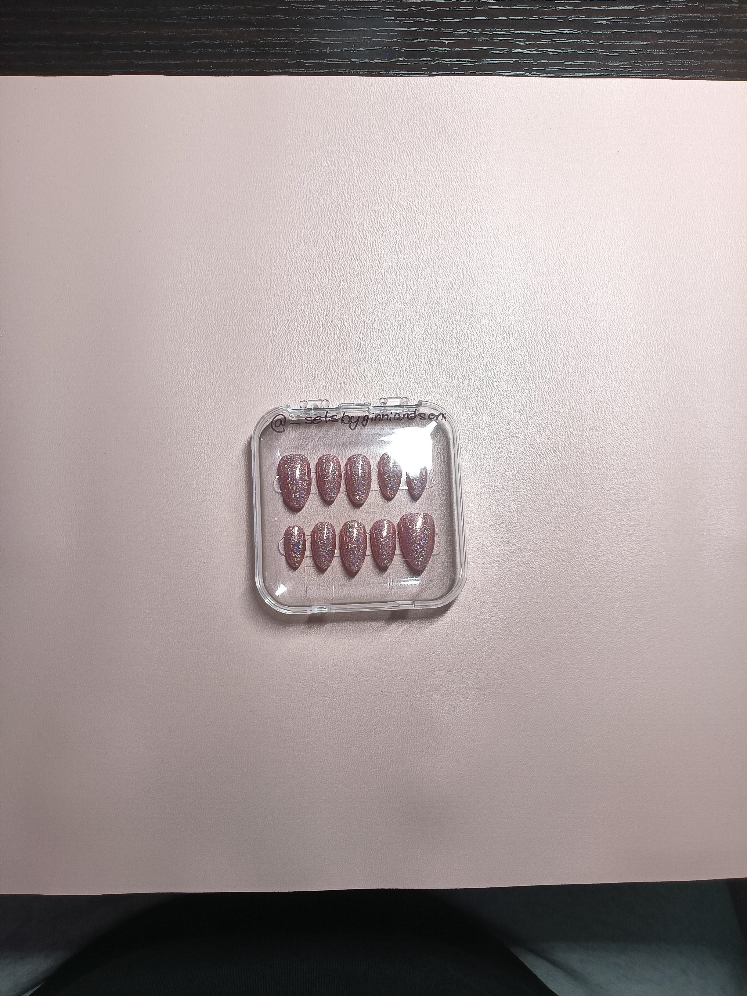 Starlit Lilac press-on nail set by Sets by Ginni and Soni
